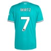 Liverpool Wirtz 7 Alternativní 2025-26 - Fotbalové Dresy (S/S) Liverpool Wirtz 7 Alternativní 2025-26 - Fotbalové Dresy (S/S)